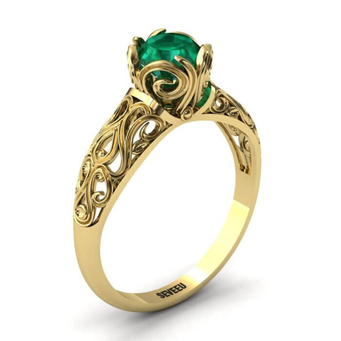 złoty pierścionek zaręczynowy od seveeu jubiler warszawa (18)