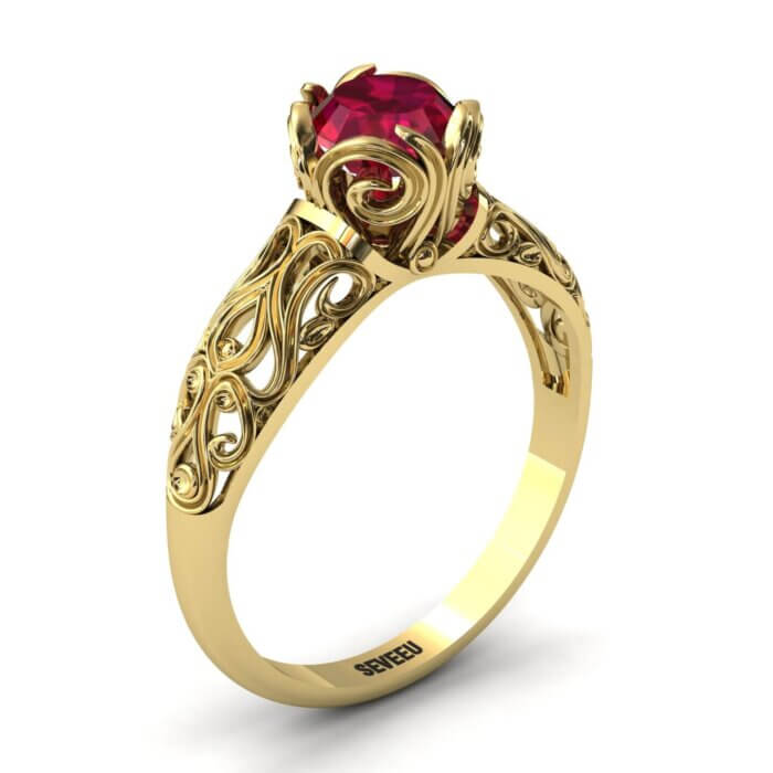 złoty pierścionek zaręczynowy od seveeu jubiler warszawa (22)