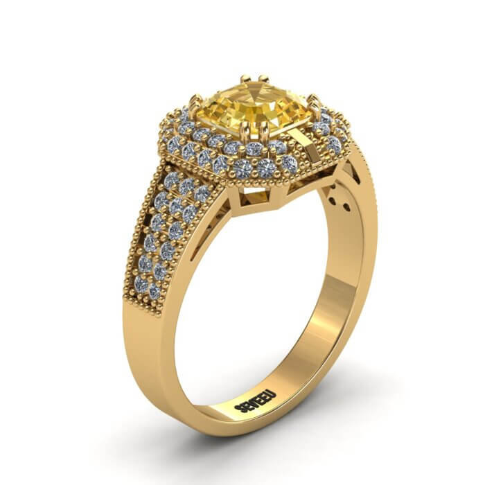 Złoty Pierścionek od Seveeu, Jubiler warszawa pierścionki zaręczynowe (8)