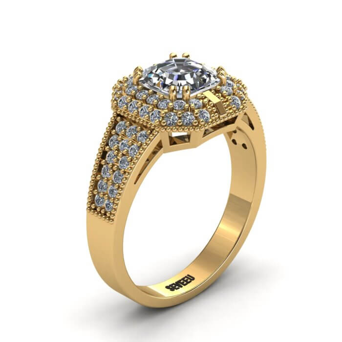 Złoty Pierścionek od Seveeu, Jubiler warszawa pierścionki zaręczynowe (9)