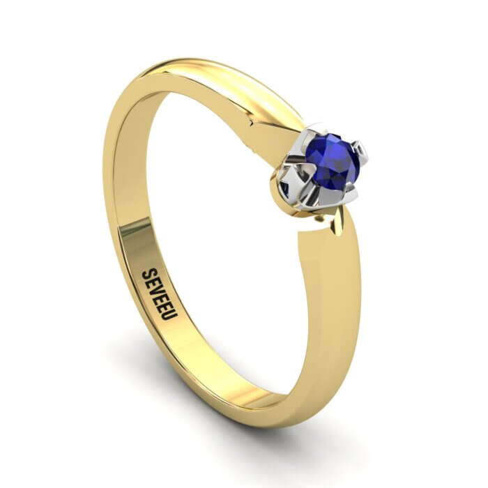 Złoty pierścionek z brylantem (1)