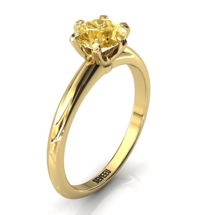 Złoty pierścionek zaręczynowy z brylantem ponad 1 ct od seveeu (8)