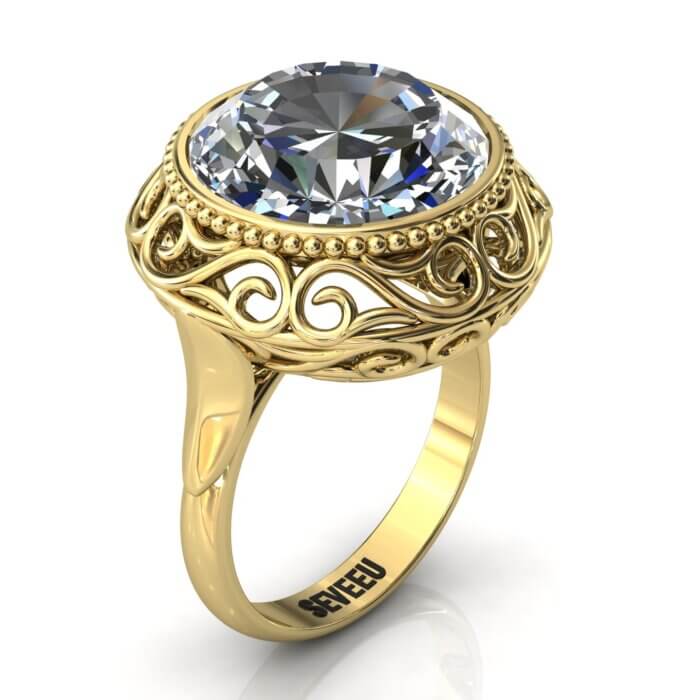 złoty pierścionek od seveeu w stylu retro (9)