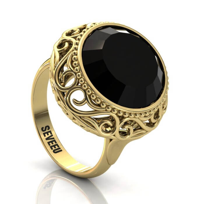 złoty pierścionek z topazem w stylu retro od seveeu (11)